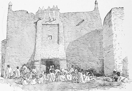 Children studying the Qur’an in Timbuktu, late 19th century